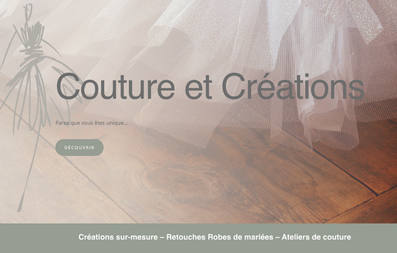 Site web Couture et Créations